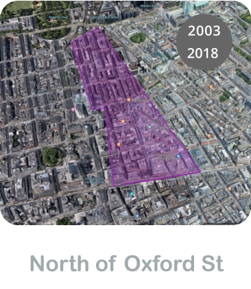 2003 2018 North of Oxford St